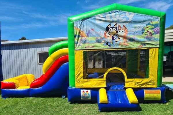 Bluey Bounce House Combo Slide