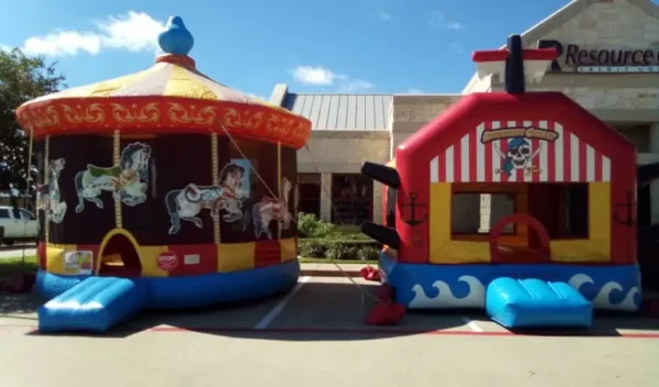 Pirates Adventure Galley Bounce House Moonwalk - Image 3