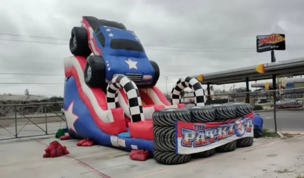 18ft Patriot Monster Truck (Dry or Wet/Water Slide) - Image 8