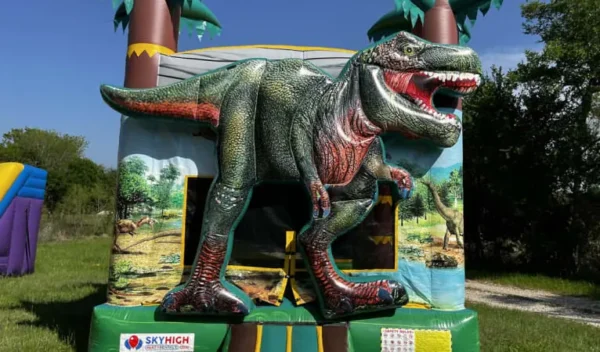Dinosaur Inflatable Bounce House - Image 2