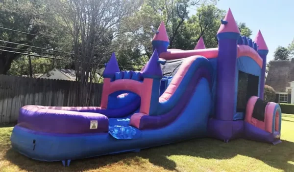Mega Pink Bounce House Combo w/ (Dry or Wet/Water Slide) - Image 2