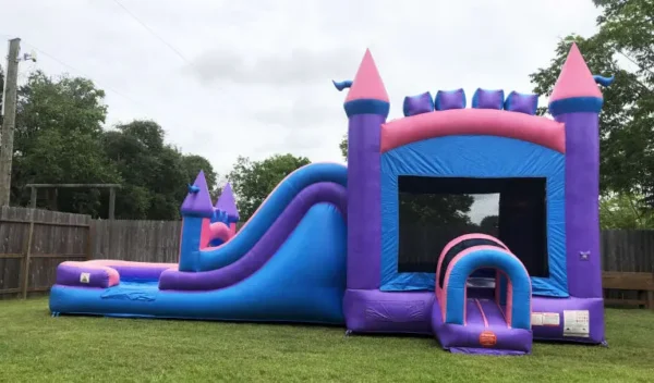 Mega Pink Bounce House Combo w/ (Dry or Wet/Water Slide) - Image 4