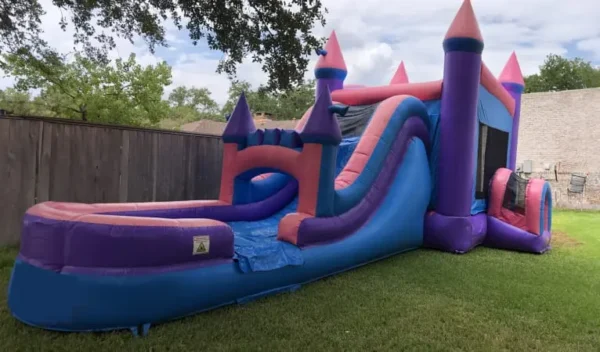 Mega Pink Bounce House Combo w/ (Dry or Wet/Water Slide) - Image 3