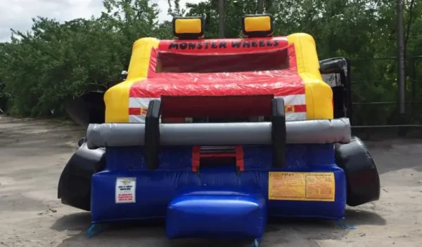 Monster Truck Bounce House Moonwalk - Image 6