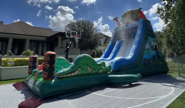 Tiki Falls Water Slide w/ Pool - Image 5