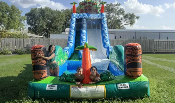 Tiki Falls Water Slide w/ Pool - Image 3