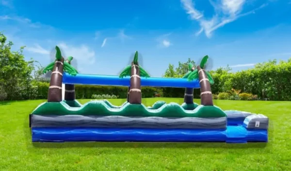 35ft Tropical Palm Dual Lane Slip N Slide - Image 4